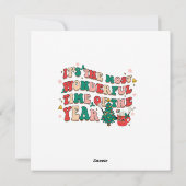 Carte de vacances de Noël super (Dos)