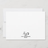 Carte de vacances de Noël Tree Fight (Dos)