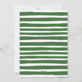 Carte de vacances de Noël Tropical (Dos)