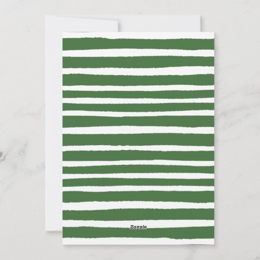 Carte de vacances de Noël Tropical (Dos)