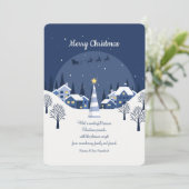 Carte de vacances de Noël Village (Debout devant)
