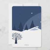 Carte de vacances de Noël Village (Dos)