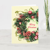 Carte de vacances de Noël Wareath (Devant)