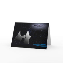 Carte de vacances de nuit silencieuse