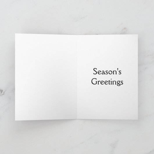 Carte de vacances de paix (Intérieur)