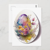 Carte de vacances de Pâques (Devant / Derrière)