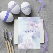Carte de vacances de Pâques à l'aquarelle