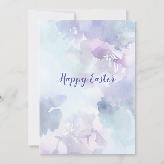 Carte de vacances de Pâques à l'aquarelle (Devant)