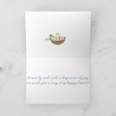 Carte de vacances de Pâques Peter Rabbit (Intérieur)