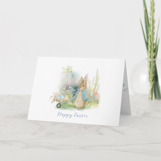 Carte de vacances de Pâques Peter Rabbit (Devant)