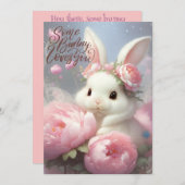 Carte de vacances de Pâques plate SomeBunny vous a (Devant / Derrière)