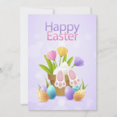Carte de vacances de Pâques Rabbit (Devant)