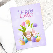 Carte de vacances de Pâques Rabbit