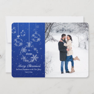 Carte de vacances de photo de décorations de