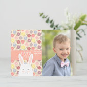 Carte de vacances de photo de mélange de Pâques (Debout devant)