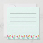 Carte de vacances de pingouin mignonne – Joie d'hi (Dos)