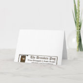 Carte de vacances de plage (Dos)