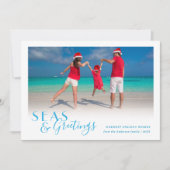 Carte de vacances de plage océanique Seas and Gree (Devant)