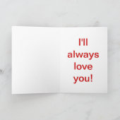 Carte de vacances de Pookie Bear (Intérieur)