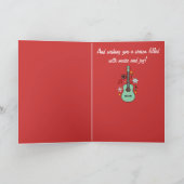 Carte de vacances de professeur de musique (Intérieur)