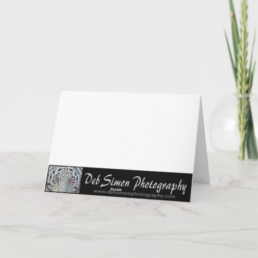 Carte de vacances de puma (Dos)