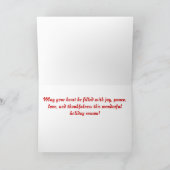 Carte de vacances de puma (Intérieur)