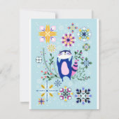 Carte de vacances de Raton Laveur Design (Devant)