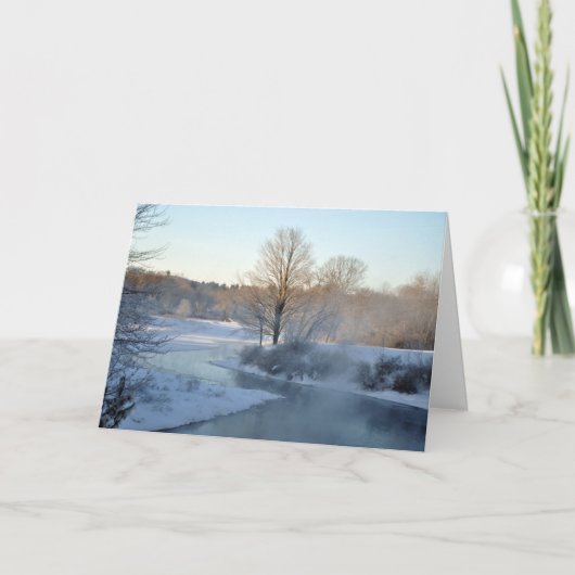 Carte de vacances de rivière de Quaboag (Devant)