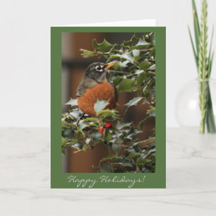 Carte de vacances de Robin