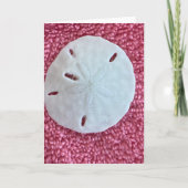 Carte de vacances de sable (Devant)