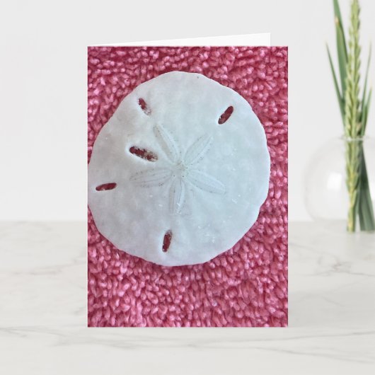 Carte de vacances de sable (Devant)