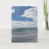 Carte de vacances de sable (Devant)