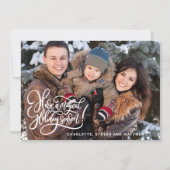 Carte de vacances de saison magique (Devant)