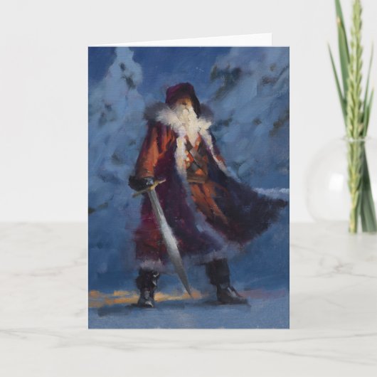 Carte de vacances de Santaman (Devant)