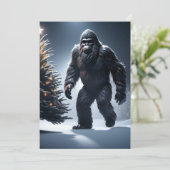 Carte de vacances de Sasquatch (Debout devant)