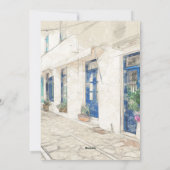 Carte de vacances de Spetses Grèce – Traditionnel (Dos)