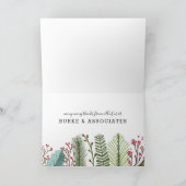 Carte de vacances de style affaires (Intérieur)