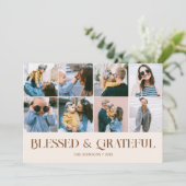 Carte de vacances de Thanksgiving (Debout devant)