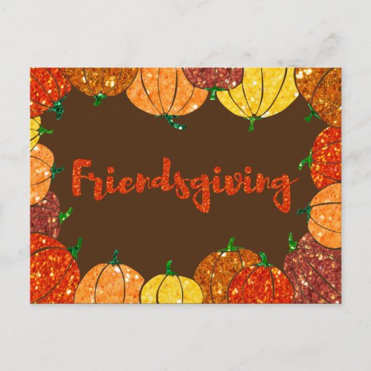Carte de vacances de Thanksgiving (Devant)