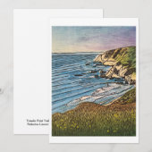 Carte de vacances de Tomales Bay Trail Flat (Devant / Derrière)