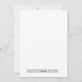 Carte de vacances de Tomales Bay Trail Flat (Dos)
