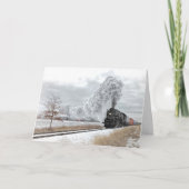 Carte de vacances de train de vacances (Devant)