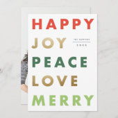 Carte de vacances de type gras (Devant / Derrière)