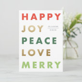 Carte de vacances de type gras (Debout devant)