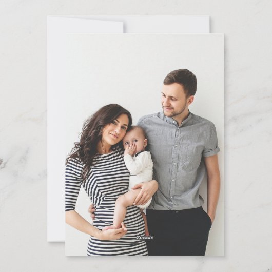 Carte de vacances de type gras (Dos)