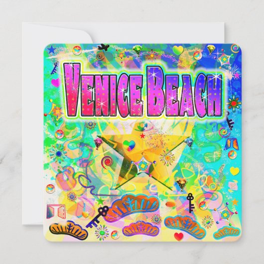 Carte de vacances de Venice Beach (Devant)