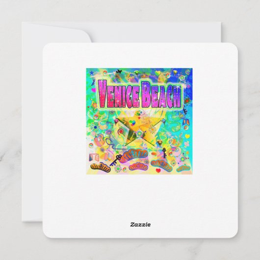 Carte de vacances de Venice Beach (Dos)