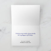 Carte de vacances de vétérinaire (Intérieur)