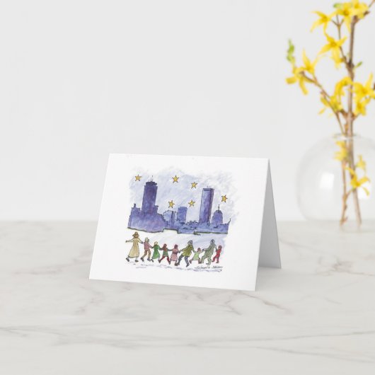 Carte de vacances de Whoville (Fleur jaune)