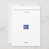 Carte de vacances de Winter Tree Lyme Park (Dos)